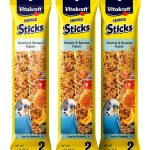 Vitakraft Banana Sticks Parakeet Treat 3 Pack 2 Sticks Each-0