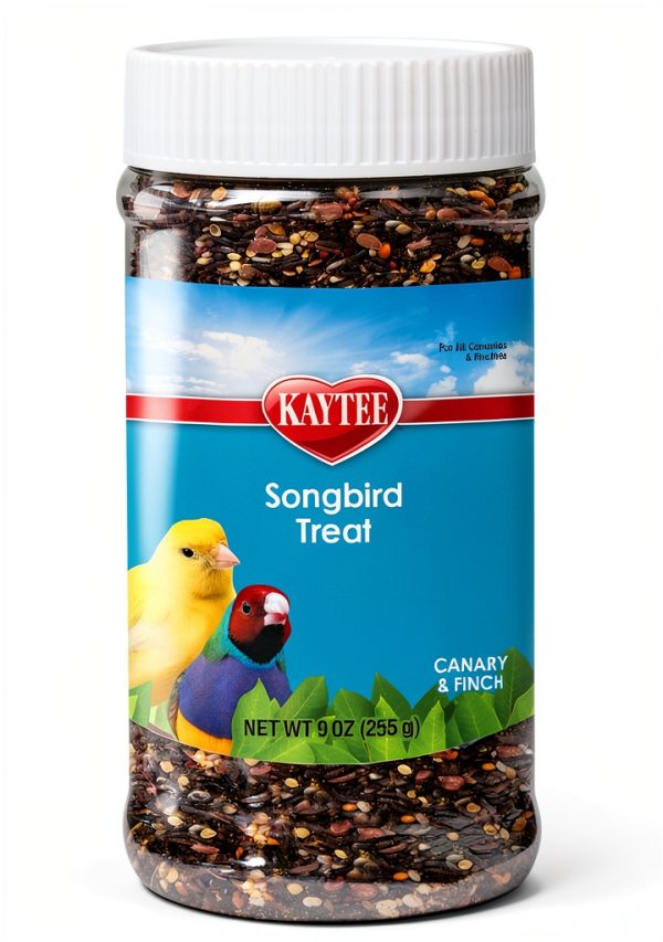 Kaytee Songbird Treat Jar Canary & Finch 9 oz Nutritious Seed Mix-0