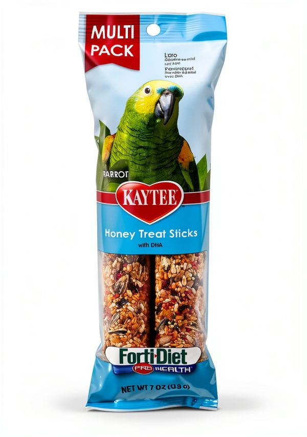 Kaytee Treat Stick Honey Flavor for Parrots 7 oz Nutritious Snack-0