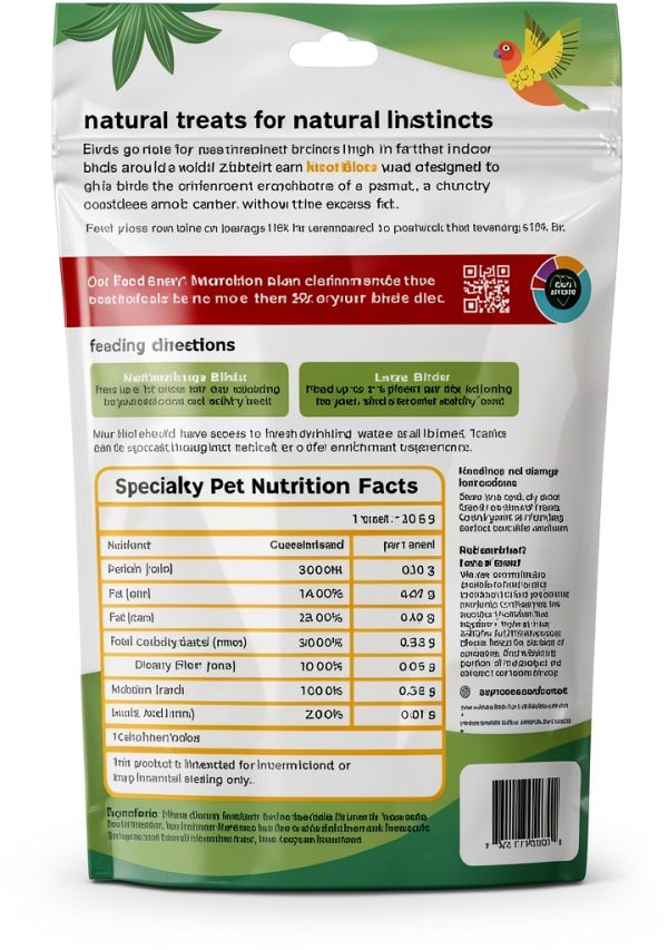ZuPreem Healthy Bites 3oz Bird Treat No Artificial Preservatives-6