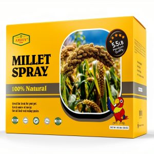 Spray Millet for Parakeets Amzey 5.5LB Natural High-Protein Treat-0