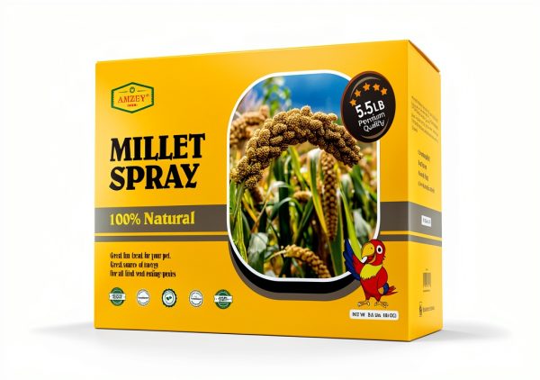 Spray Millet for Parakeets Amzey 5.5LB Natural High-Protein Treat-0