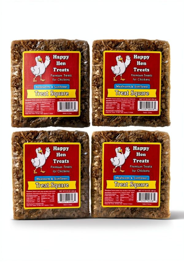 Happy Hen Treats Bird Treats 5.5-Ounce 4-Pack Mealworm Sunflower-0