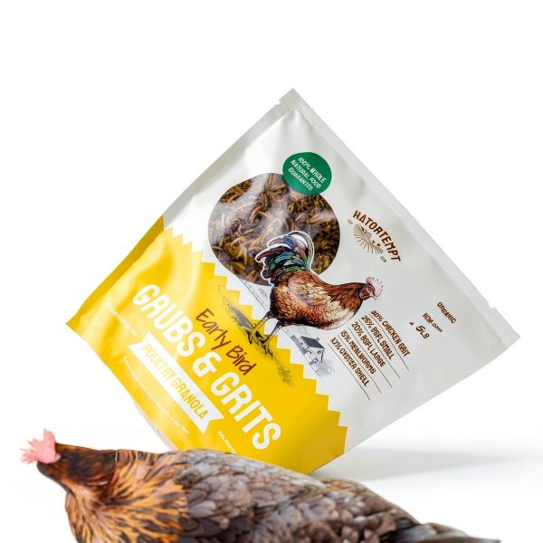 Chicken Feed Hatortempt 10lb Mealworms & Fly Larvae with Calcium-5
