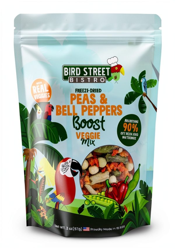 Bird Street Bistro Parrot Food 2oz Organic Grains Non‑GMO Fruits-0